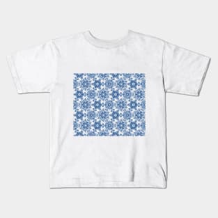 Blue sea patterns Kids T-Shirt